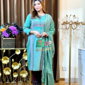 রেগুলার আড়ং কটন থ্রি পিস